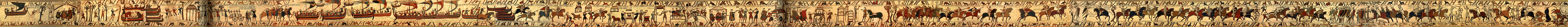 Image Of The Full Bayeux Tapestry
