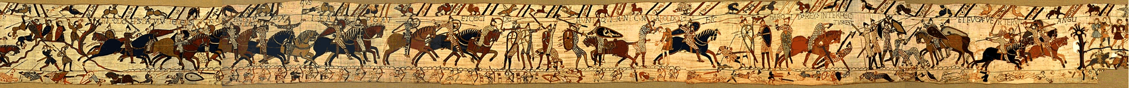 Image Of The Full Bayeux Tapestry