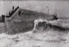 Three Seconds Of The Birt Acres Film 'Rough Sea At Dover', 1895