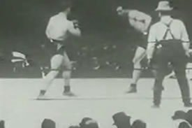 Photograph Of The Jim Jeffries - Tom Sharkey Heavyweight Title Fight, November 3rd, 1899