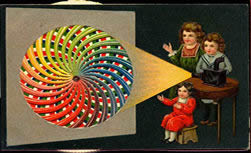 French Chromatrope-Working Lantern Postcard (Front)