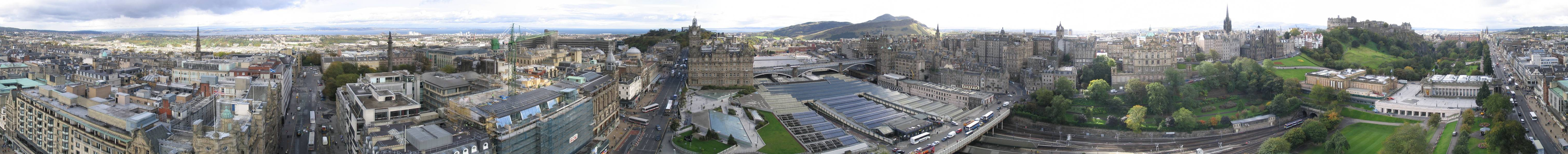 Panorama Of Edinburgh From The Scott Monument