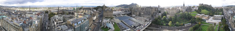 2004 Panorama Of Edinburgh By John Loughlin