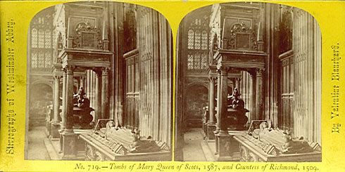 Stereoscopic Photographs Of Tombs In Westminster Abbey By The London Stereoscoic Company