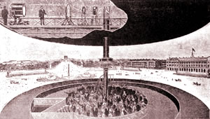 Cross Section Showing the Photorama's Size and Operation