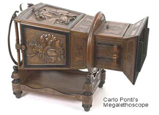 A Carlo Ponti  Megalethoscope ca. 1862