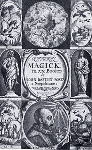 Frontispiece Of Porta's  Magiae Naturalis