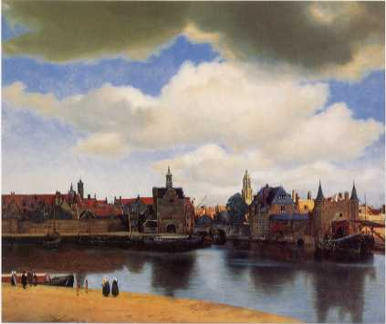 View of Delft By Vermeer