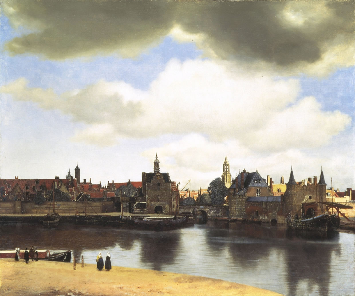 View Of Delft By Johannes Vermeer, 1660